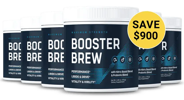 Booster Brew six bottles